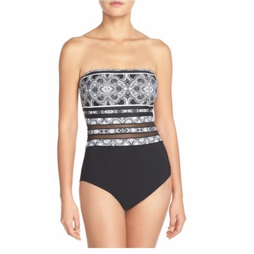 'Madeira' Bandeau One-Piece Swimsuit